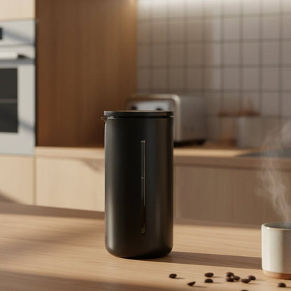 TIMEMORE 450ml French Press Coffee Maker with Stainless Steel Mesh Filter 7