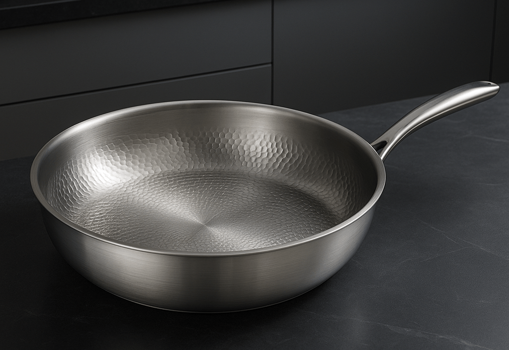 TITAN-PREMIUM PAN - High-quality titanium pan without coating for all hob types 0