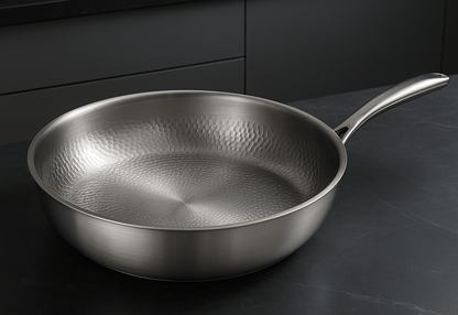 TITAN-PREMIUM PAN - High-quality titanium pan without coating for all hob types 0