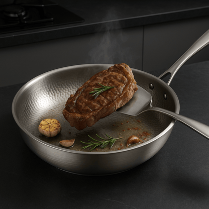 TITAN-PREMIUM PAN - High-quality titanium pan without coating for all hob types 6