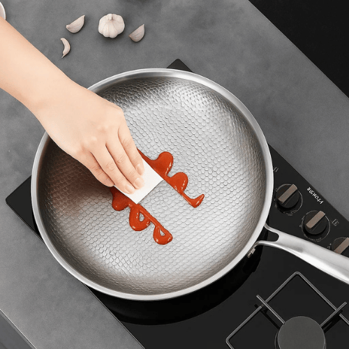 TITAN-PREMIUM PAN - High-quality titanium pan without coating for all hob types 8