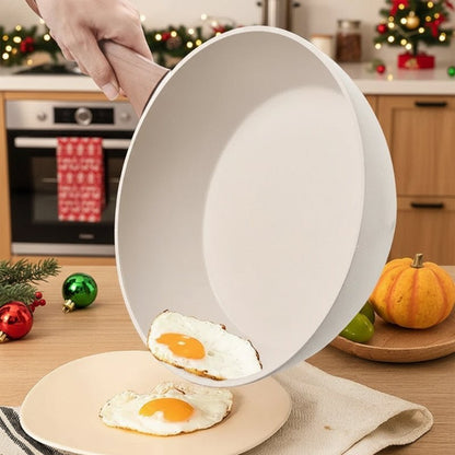 TONIQON – Deep non-stick frying pan with medical-grade stone coating made of stainless steel for gas and induction hobs 1