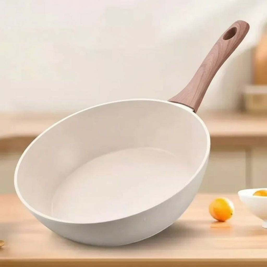 TONIQON – Deep non-stick frying pan with medical-grade stone coating made of stainless steel for gas and induction hobs 2