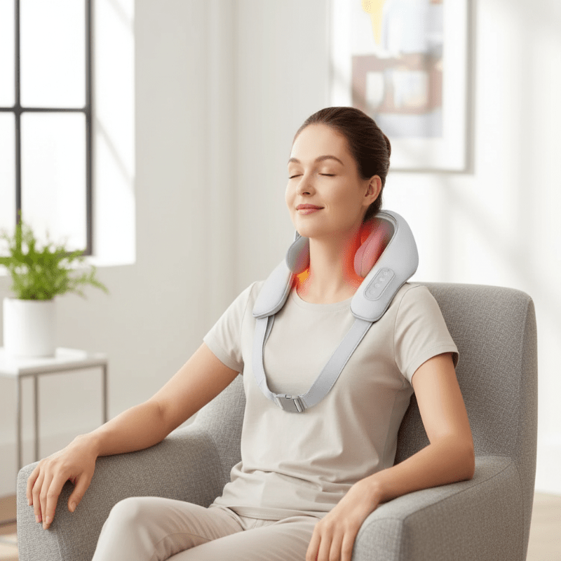 TRAPESHIELD – Electric Shiatsu Neck & Trapezius Muscle Massager for Deep Pressure 1