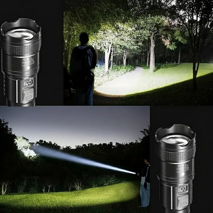 Tactical 100000 Lumens Rechargeable Flashlight with Waterproof Design & 7 Modes 4
