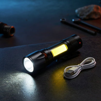 Tactical 100000 Lumens Rechargeable Flashlight with Waterproof Design & 7 Modes 6