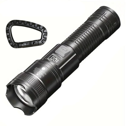 Tactical 100000 Lumens Rechargeable Flashlight with Waterproof Design & 7 Modes 7