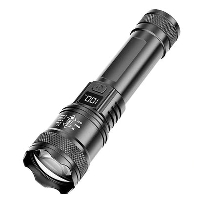 Tactical 100000 Lumens Rechargeable Flashlight with Waterproof Design & 7 Modes 8