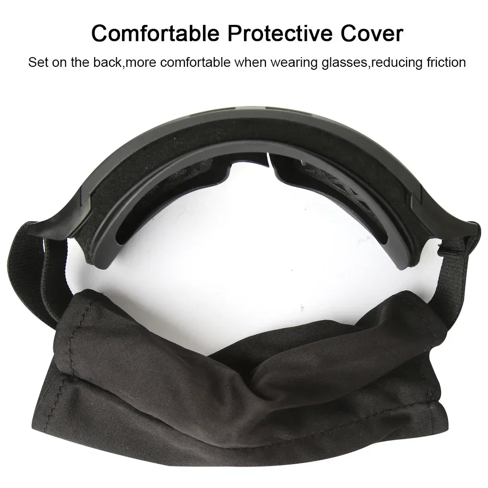 Tactical Goggles - Adjustable Outdoor Sunglasses with 3 Interchangeable Lenses 3