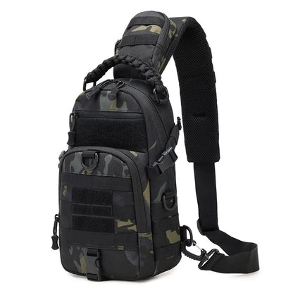 Tactical Outdoor Chest Bag - Versatile Sling Backpack with Tablet Storage for Hiking & Fishing 6