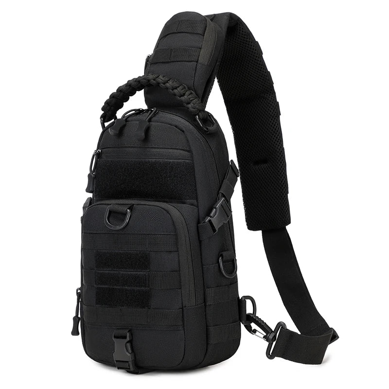 Tactical Outdoor Chest Bag - Versatile Sling Backpack with Tablet Storage for Hiking & Fishing 7