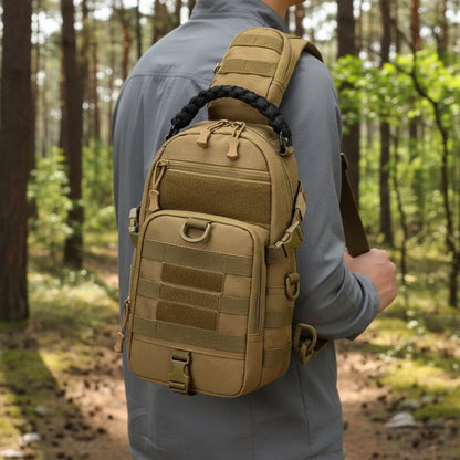 Tactical Outdoor Chest Bag - Versatile Sling Backpack with Tablet Storage for Hiking & Fishing 8