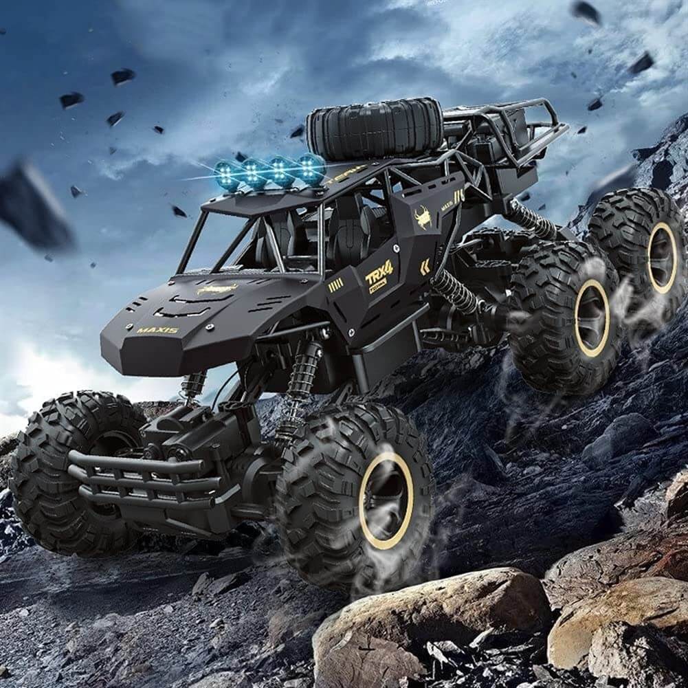 TerraX - 6WD RC Monster Truck with LED Lights, 52 km/h Speed, Off-Road Fun 1