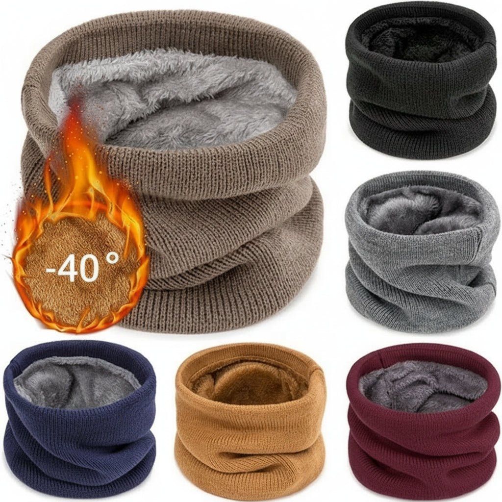 Thermal Knitted Neck Gaiter - Windproof Neck Warmer for Outdoor Sports 1