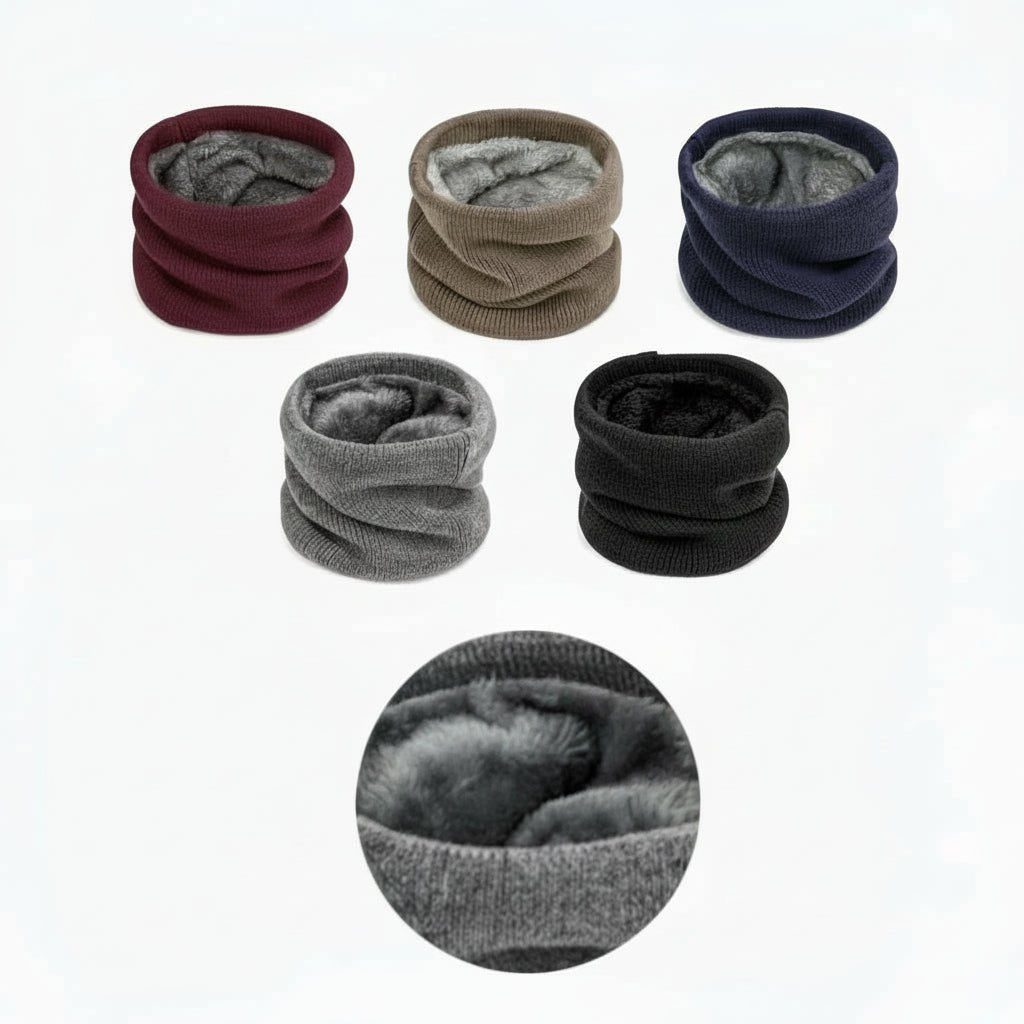 Thermal Knitted Neck Gaiter - Windproof Neck Warmer for Outdoor Sports 3