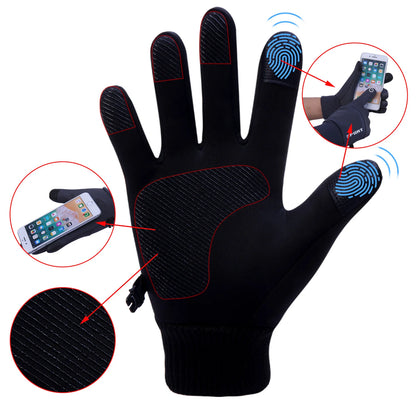Thermal Touch Screen Gloves - Waterproof, Windproof, Anti-Skid Grip for Men & Women 1