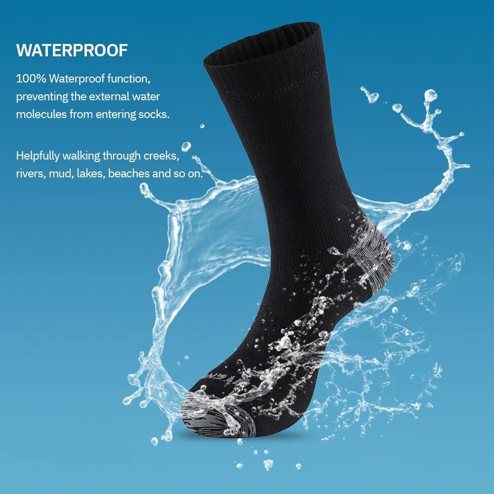 Thermal Waterproof Socks for Men with PORELLE Membrane for Outdoor Sports 3