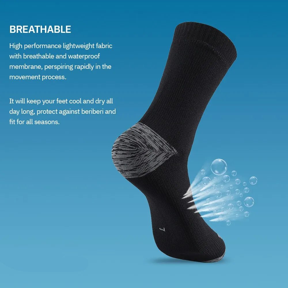 Thermal Waterproof Socks for Men with PORELLE Membrane for Outdoor Sports 4