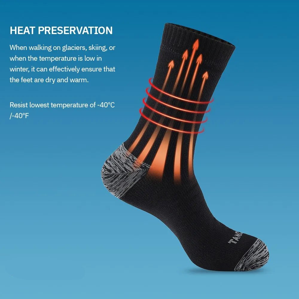 Thermal Waterproof Socks for Men with PORELLE Membrane for Outdoor Sports 5
