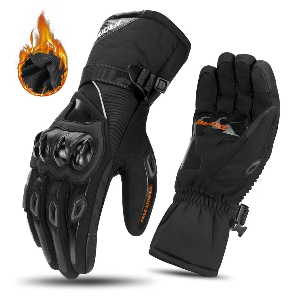 Thermo Grip - Waterproof, insulated motorbike gloves for winter riding 0