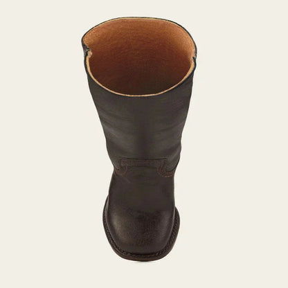 Timeless Women's Black Leather Boots with Block Heel - Durable Handcrafted Design 4