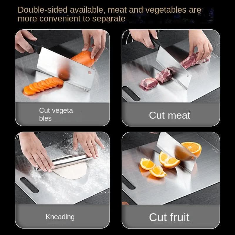 TitanClean stainless steel chopping board - antibacterial & scratch-resistant for your kitchen 2
