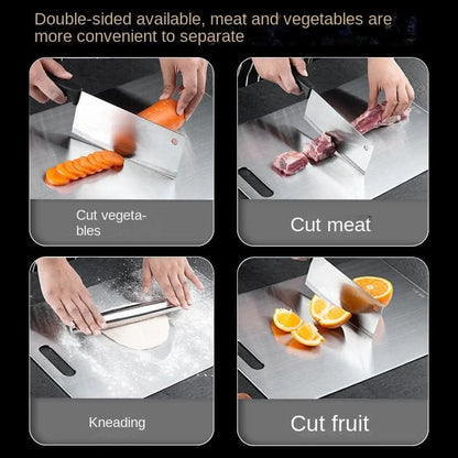 TitanClean stainless steel chopping board - antibacterial & scratch-resistant for your kitchen 2