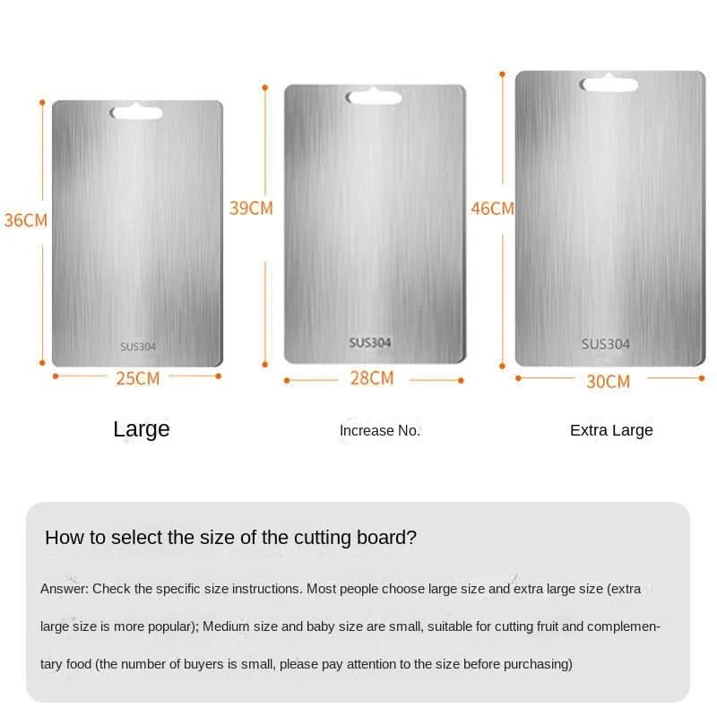 TitanClean stainless steel chopping board - antibacterial & scratch-resistant for your kitchen 4