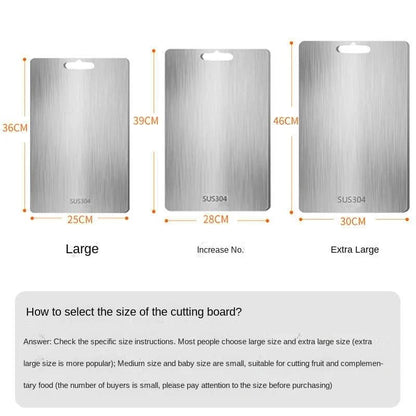 TitanClean stainless steel chopping board - antibacterial & scratch-resistant for your kitchen 4