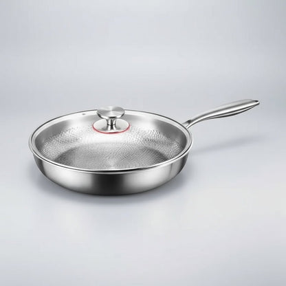 Titanium Hammered Non Stick Skillet - Induction Cooker Compatible Frying Pan 5
