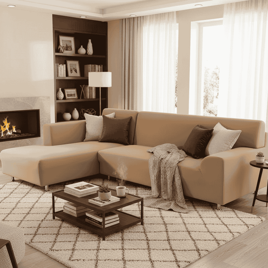 VELUREST – Stretch Velvet Sofa Cover with Non-Slip Fit and Protective Function