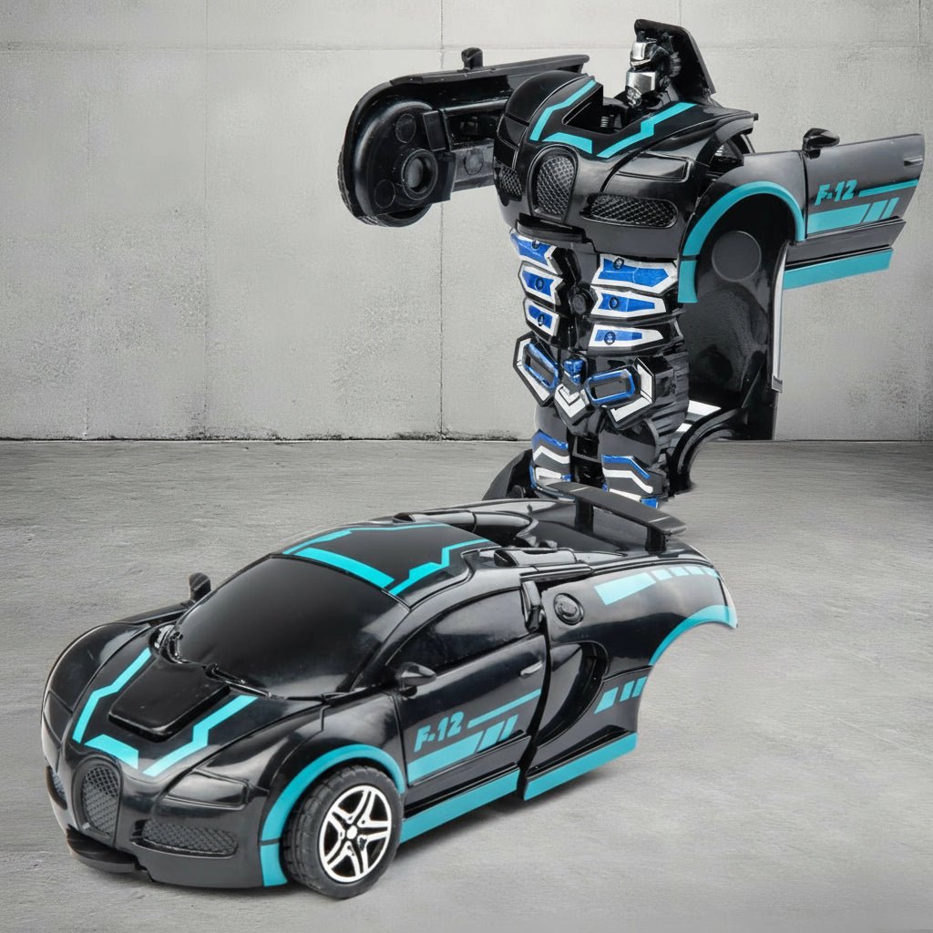 Transformable Robot Sports Car Toy - Educational STEM Play Vehicle for Kids 0
