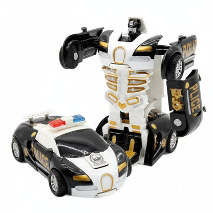 Transformable Robot Sports Car Toy - Educational STEM Play Vehicle for Kids 11