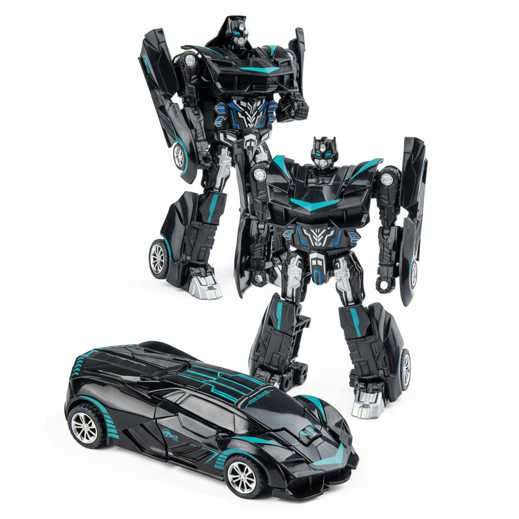 Transformable Robot Sports Car Toy - Educational STEM Play Vehicle for Kids 7