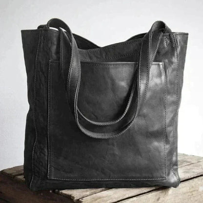 TressBag - Large Genuine Leather Shoulder Bag for Women, Durable & Spacious 2