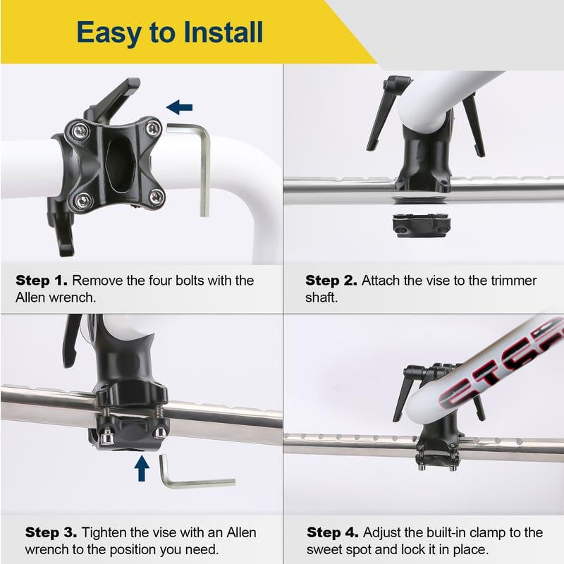 Trimfort – Ergonomic Handle Extension for String Trimmers with Enhanced Control