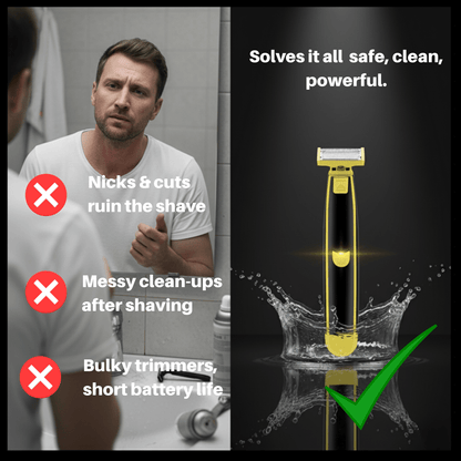 Trimvio – All-in-One Wet & Dry Body Shaver with Hypoallergenic Blade