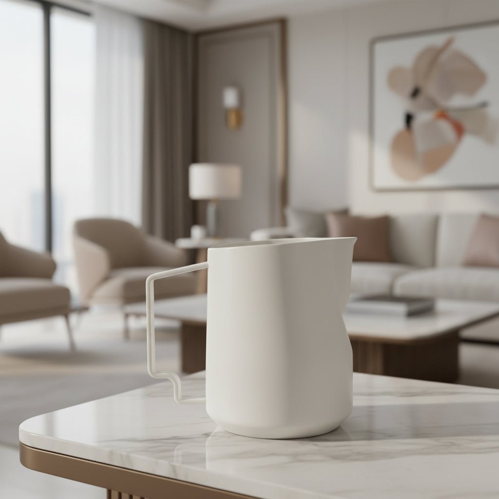 Turbo Milk Frothing Pitcher - 350ml & 450ml Stainless Steel for Home Baristas 11