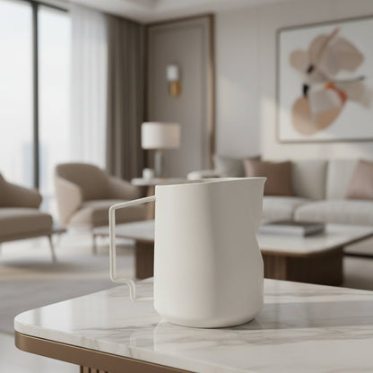 Turbo Milk Frothing Pitcher - 350ml & 450ml Stainless Steel for Home Baristas 11