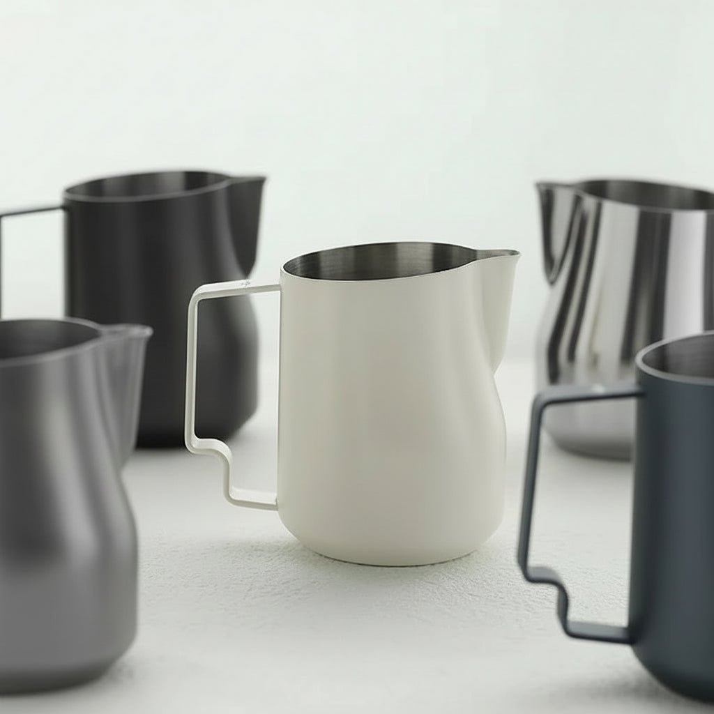 Turbo Milk Frothing Pitcher - 350ml & 450ml Stainless Steel for Home Baristas 2