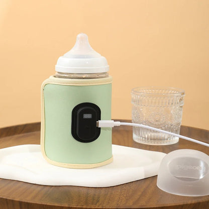 USB Charging Milk Warmer with 5 Temperature Settings for Convenient Baby Feeding 2