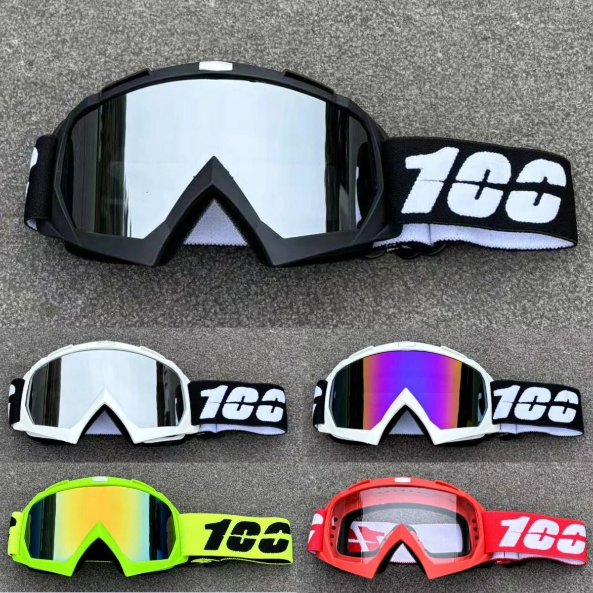 UV400 Motorcycle Cycling Glasses - Durable, Comfort Fit for Outdoor Sports 0