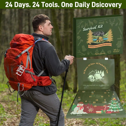 Ultimate Survival Kit - 24-Day Survival Countdown Calendar for Outdoor Adventures 1