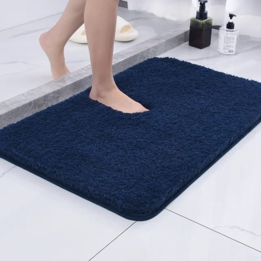 Ultra-Soft Plush Bath Rug with Non-Slip Backing - Highly Absorbent Bathroom Mat 0