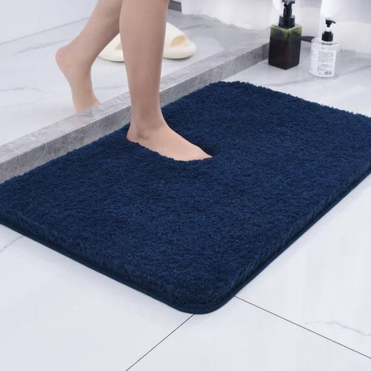 Ultra-Soft Plush Bath Rug with Non-Slip Backing - Highly Absorbent Bathroom Mat 0