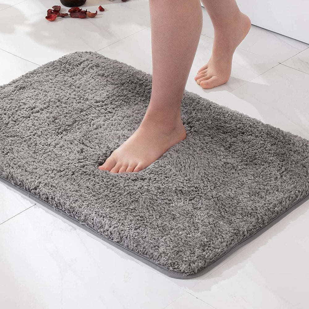 Ultra-Soft Plush Bath Rug with Non-Slip Backing - Highly Absorbent Bathroom Mat 1