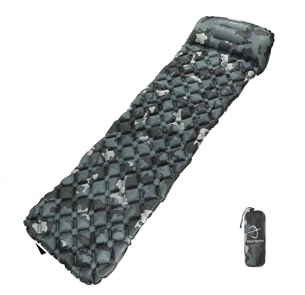Ultralight Insulated Camping Sleeping Pad - Water-Resistant, Quick Inflate, Durable 0