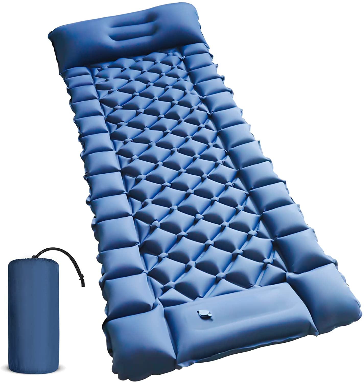 Ultralight Insulated Camping Sleeping Pad - Water-Resistant, Quick Inflate, Durable 1