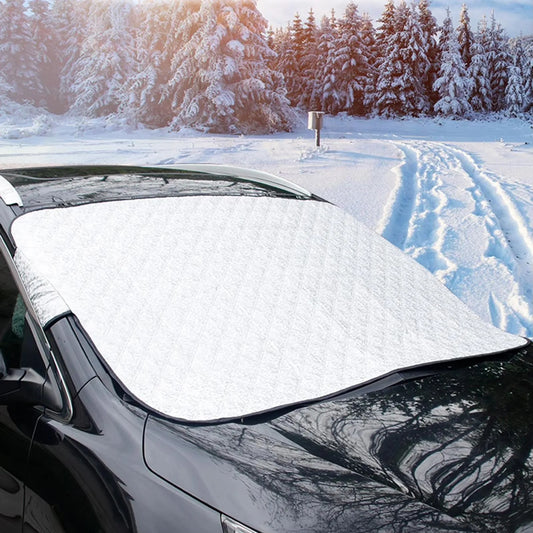 Universal Car Snow Cover - Durable Windshield Protector for Sedans & SUVs 0