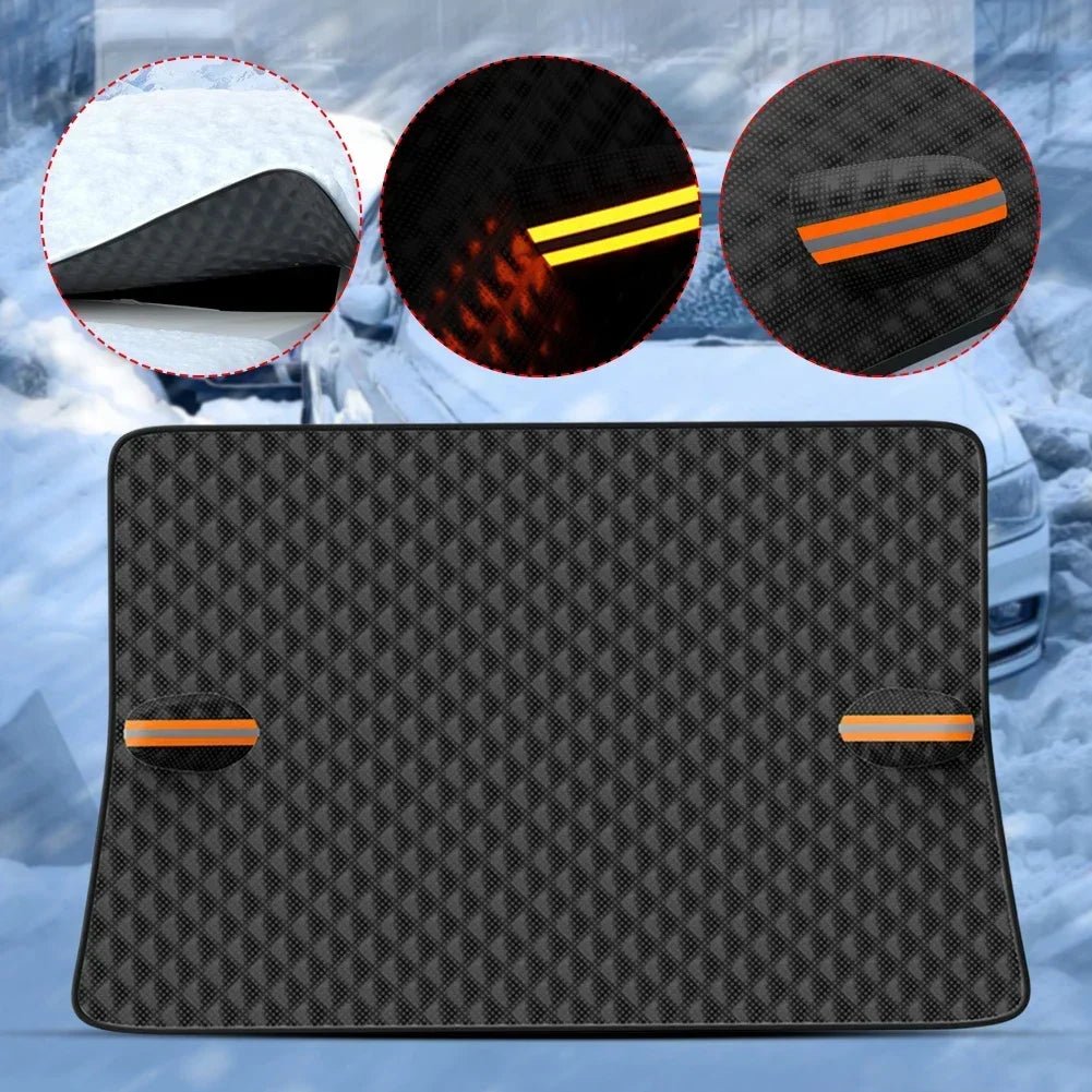 Universal Car Windshield Cover - Thickened Magnetic Frostproof Sun Shade 2